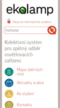 Mobile Screenshot of ekolamp.cz