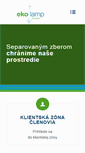 Mobile Screenshot of ekolamp.sk